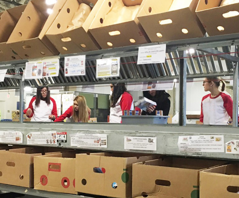 Seed4equity Employees at Food Pantry